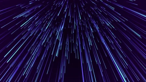 Blue hyper jump. Digital hyperspace with stars explosion. Futuristic background. Stock Footage 169361039