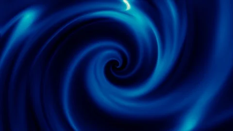 Blue hypnotic spiral rotates slowly, seamless loop. Abstract digital funnel Stock Footage 102445441