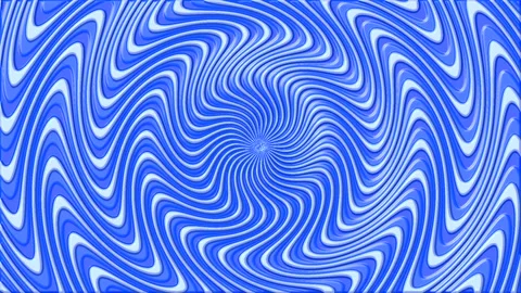 Blue hypnotic swirling vortex abstract motion background Stock Footage 337933301