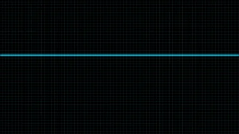 Blue A.i. Cyber Grid With horizontal Scanner Strip Animation Background Stock Footage 121503862