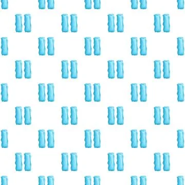 Blue ice abstract seamless pattern background texture 스톡 일러스트