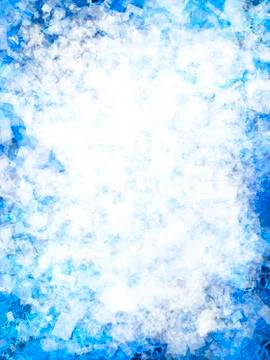 Blue ice background with place for text Stock Illustration
