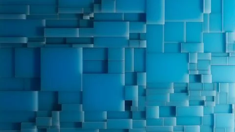Blue ice blocks background Stock Illustration