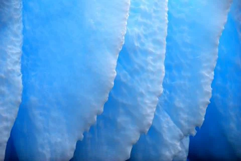 Blue ice in iceberg Фото