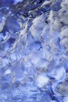 Blue ice macro 写真素材