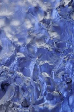Blue ice macro 写真素材