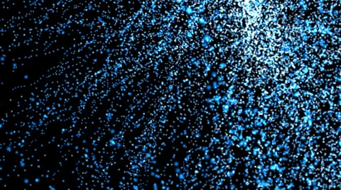 Blue Ice, Particle Explosion Video stock 33839900