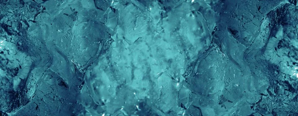 Blue ice pattern texture background. Stock Photos