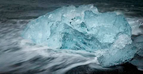 Blue ice Stock Photos