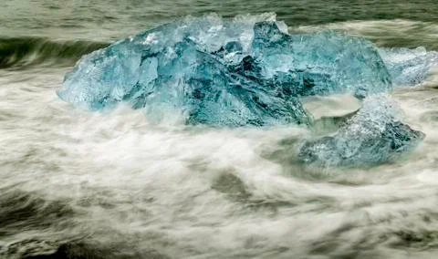 Blue ice Stock Photos