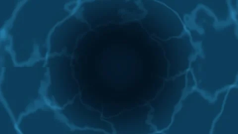 Blue Ice Snowflake Tunnel Background Stock Footage 341738170