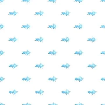 Blue ice splash design seamless pattern background Stock Illustration