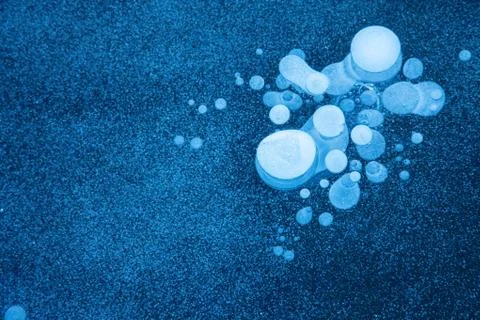 Blue Ice Texture Background with Crystal Surface Stock Illustration