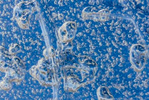 Blue ice texture background Stock Photos