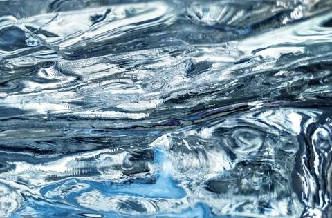 Blue ice texture 스톡 사진