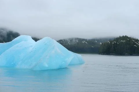 Blue iceberg Stock Photos