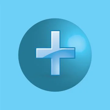 Blue icon Stock Illustration