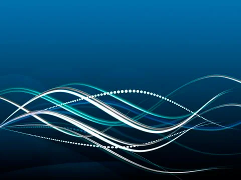 Blue illustration Stock Illustration