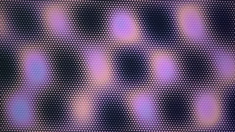 Blue &amp; Indigo - Abstract Halftone Waves Loop 4K Stock Footage 348022164