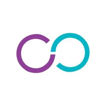 Blue Infinity Vector Logo Template Illustration Design. Vector illustration 스톡 일러스트