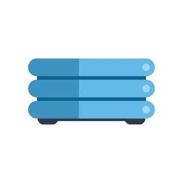 Blue inflatable pool for children playing outside in summertime Stock Illustration