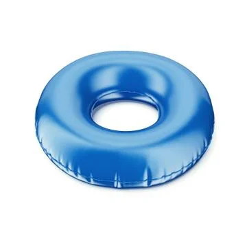 Blue inflatable ring 스톡 일러스트