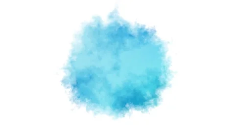 Blue ink bleeding animation Stock Footage 311899217