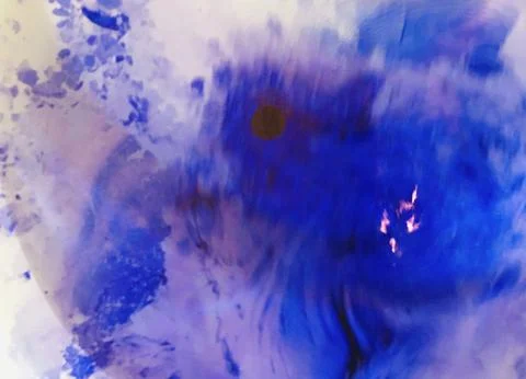 Blue Ink Diffusion mixing in water with motion blur- Stock Photo Stock Photos