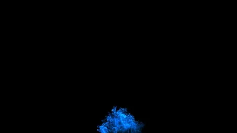 Blue ink drop animation Stock-Footage 98085710