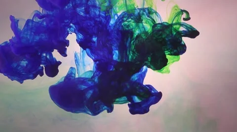 Blue Ink Drop Stockbeeldmateriaal 50967910