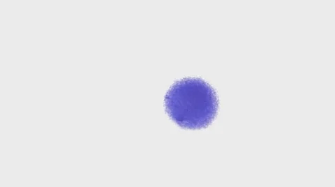 Blue Ink Drop On White Background  Stock Footage 58763443