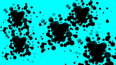 Blue ink Stock Footage 10684754