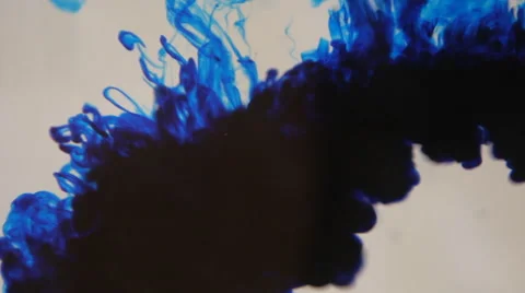 Blue ink Stock Footage 49545656