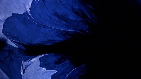 Blue Ink Stock Footage 113338074