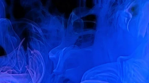 Blue ink splash Stock Footage 152654212