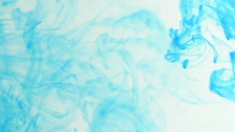 Blue ink in water. Stock Footage 174032753