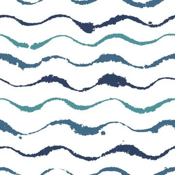 Blue Inky Pattern on Blotting Paper Stock Illustration