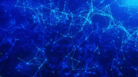 Blue innovative line background Stock Footage 313813656