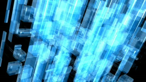 Blue Internet Background - Motion Background 09 (HD) Stock Footage 624764