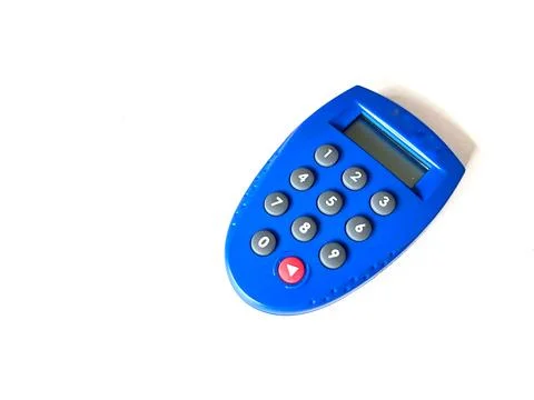 Blue internet banking security token Stock Photos