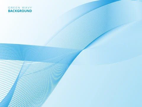 Blue Irregular shape background. Blue wave abstract background with lines Stock Illustration