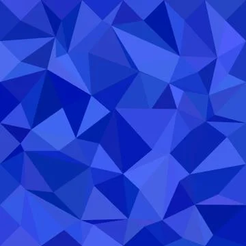 Blue irregular triangle mosaic background design Illustrazione stock