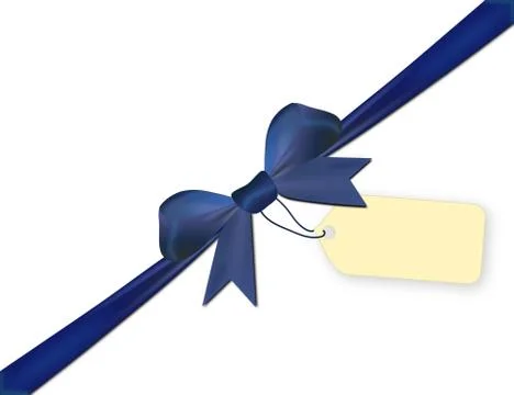 Blue isolated on a white background centered with label Stock Illustration