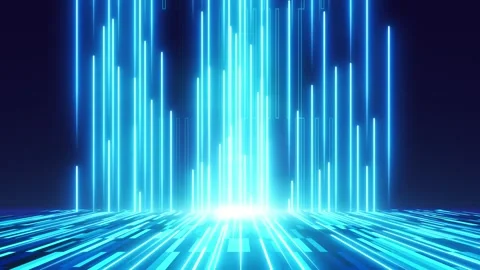 Blue IT animated background loop Stock Footage 270820107