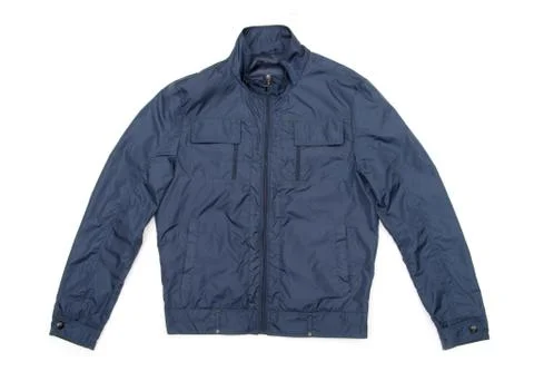 Blue jacket Stock Photos