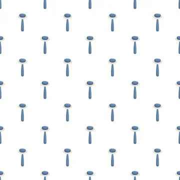 Blue jade facial rollers spa beauty pattern Stock Illustration