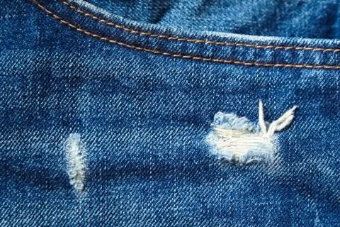 Blue jeans background and texture Stock Photos