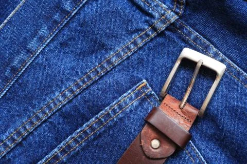 Blue Jeans Background Stock Photos