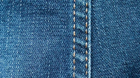 Blue jeans close-up Stock Footage 79851653