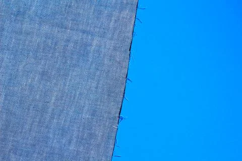 Blue jeans fabric Stock Photos